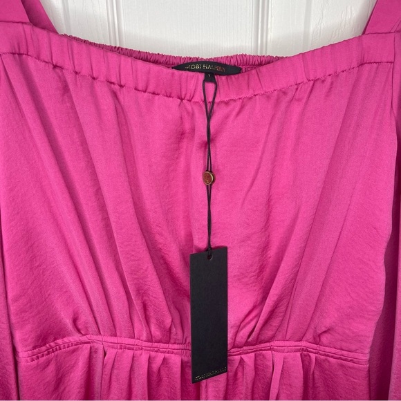 Kobi Halperin Women's Stavy Short Mini Dress in Pink Lady Sz. Large Flowy Sleek - Picture 11 of 14